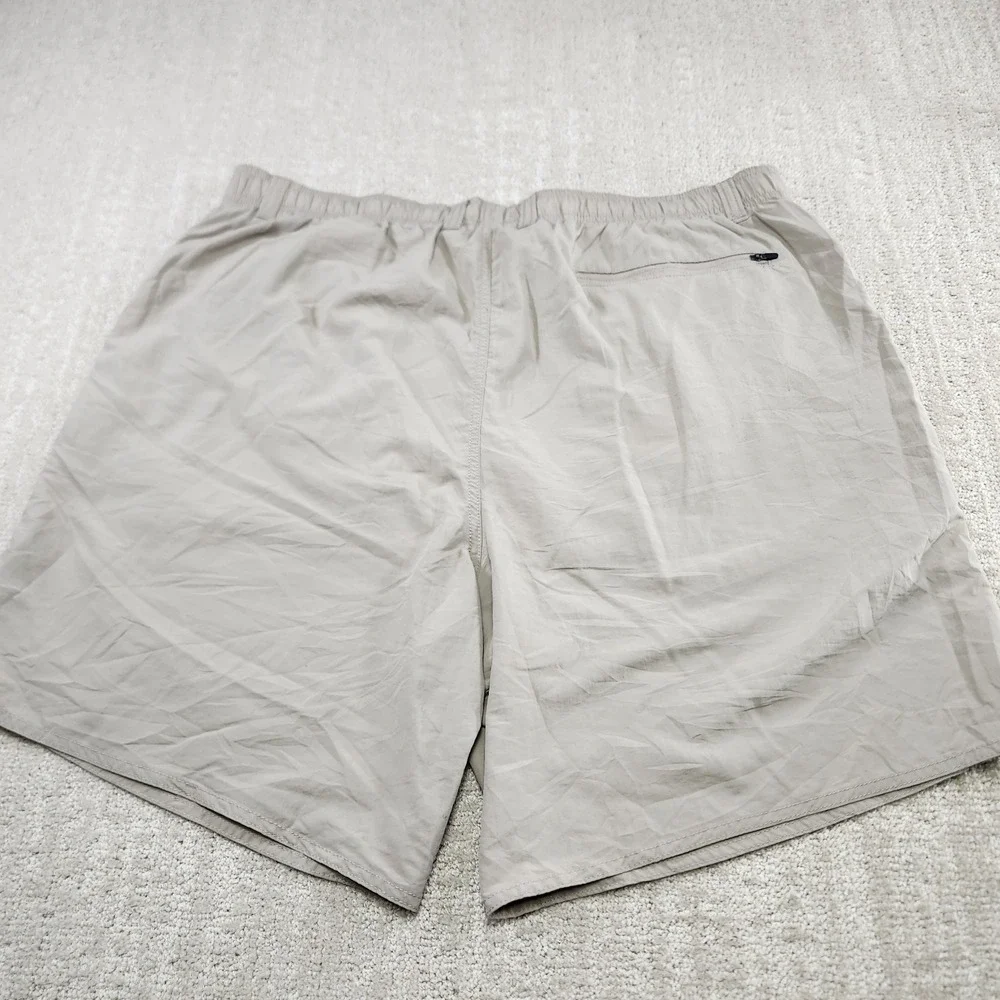 Aftco Shorts Men XL Hybrid Fishing Swim Elastic Waist‎ Chino Lined Quick Dry 10